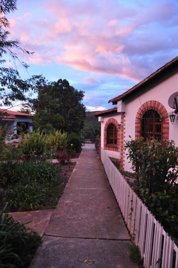 Um belo fim de tarde em Timotes, na região de Mérida, nos Andes venezuelanos